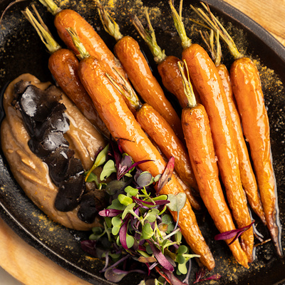 Roasted carrots by Le Bouchon gastrobar at the Hotel Mercer Barcelona