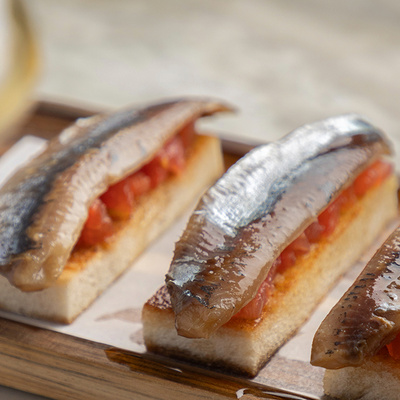 Anchovies by Le Bouchon gastrobar at the Hotel Mercer Barcelona
