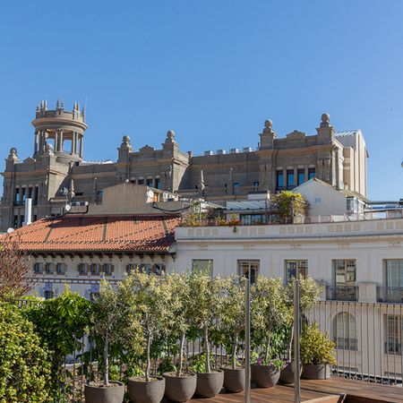 Piscine sur la terrasse du Mercer Hotel Barcelona