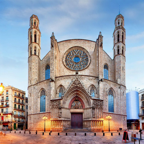 Église de Santa Maria del Mar à Barcelona